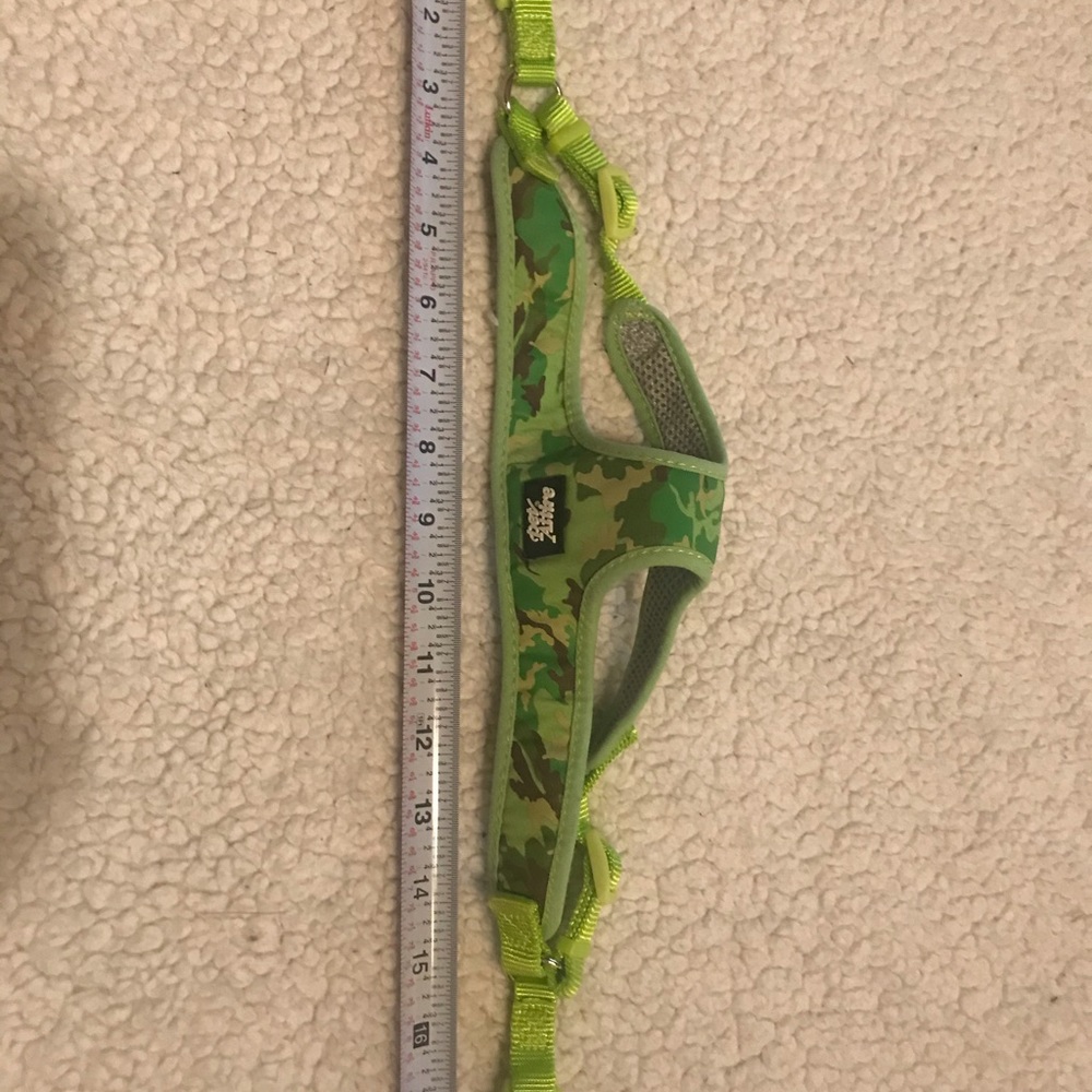 PetAttire Dog Harness XS lime camo harness - Picture 7 of 10